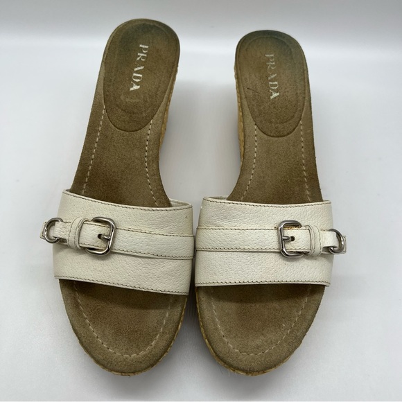PRADA Vintage Slides Platform Sandal - Picture 3 of 9